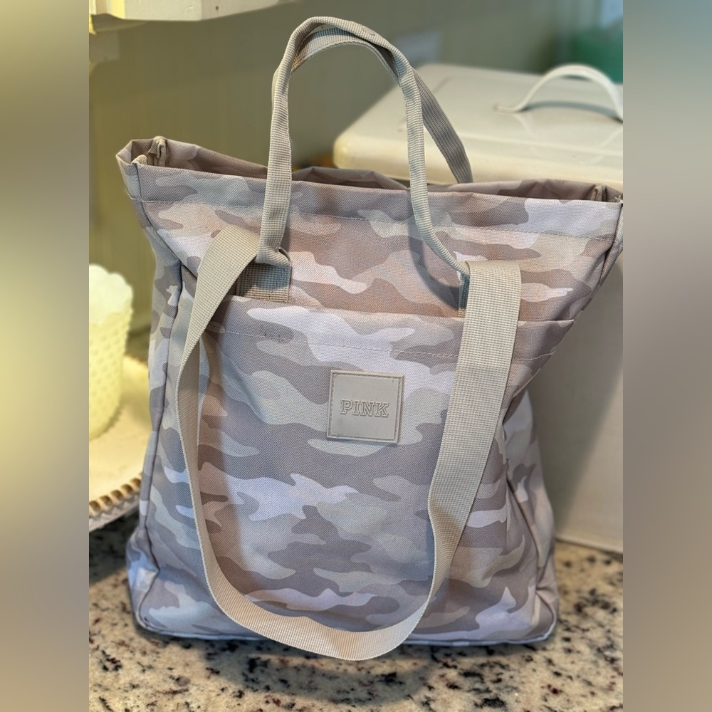 Victoria Secret PINK camo Backpack Tote
